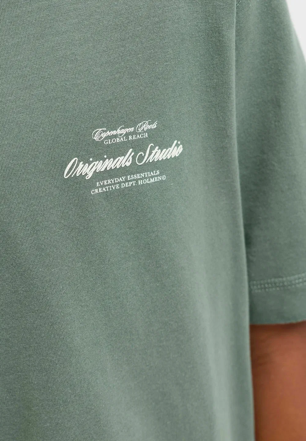 Jornorrebro typo tee ss crew neck sn jnr - print t-shirt Jack & Jones Junior, Laurel Wreath — фото 4