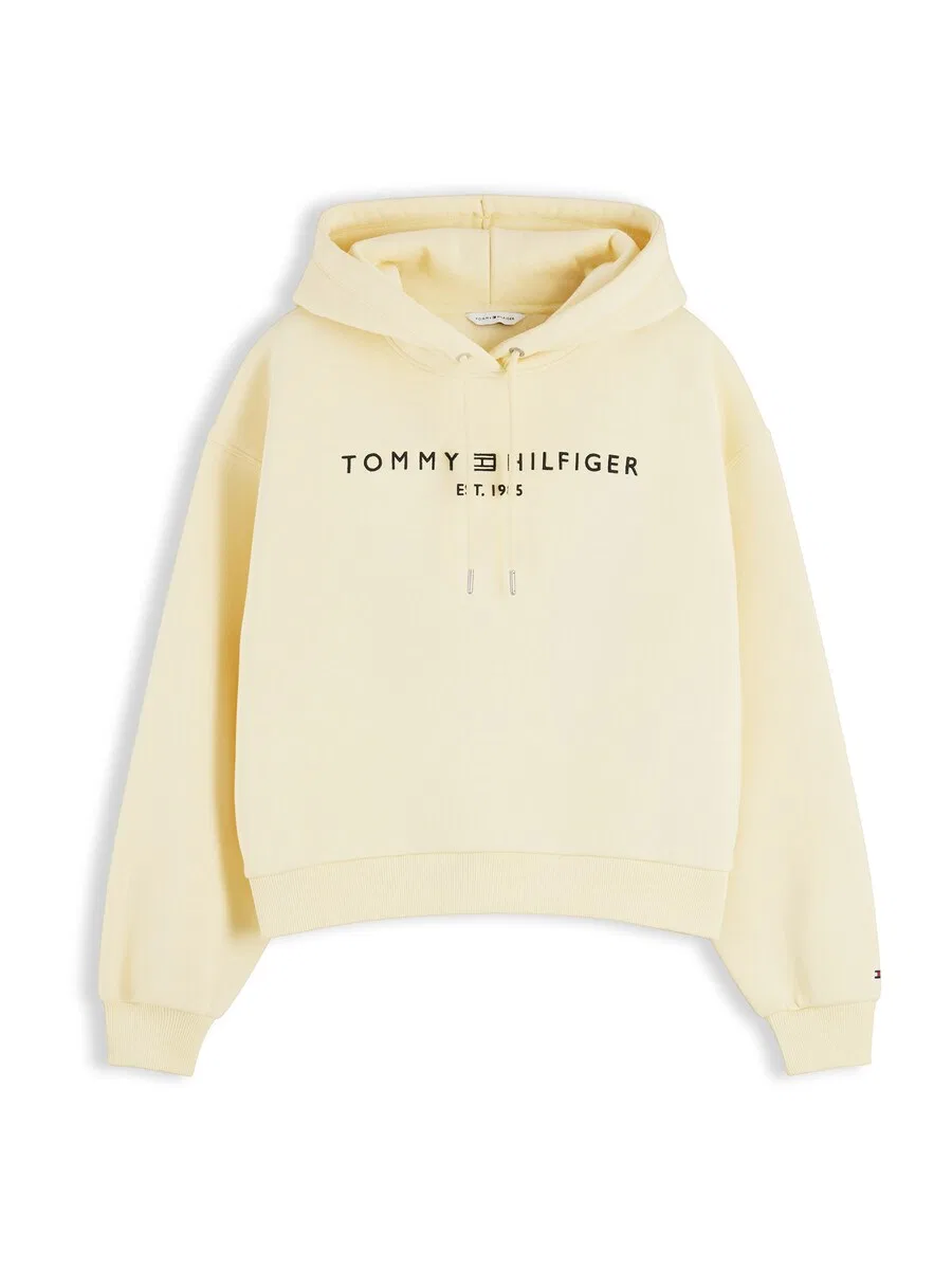 Толстовка TOMMY HILFIGER светло-желтого цвета