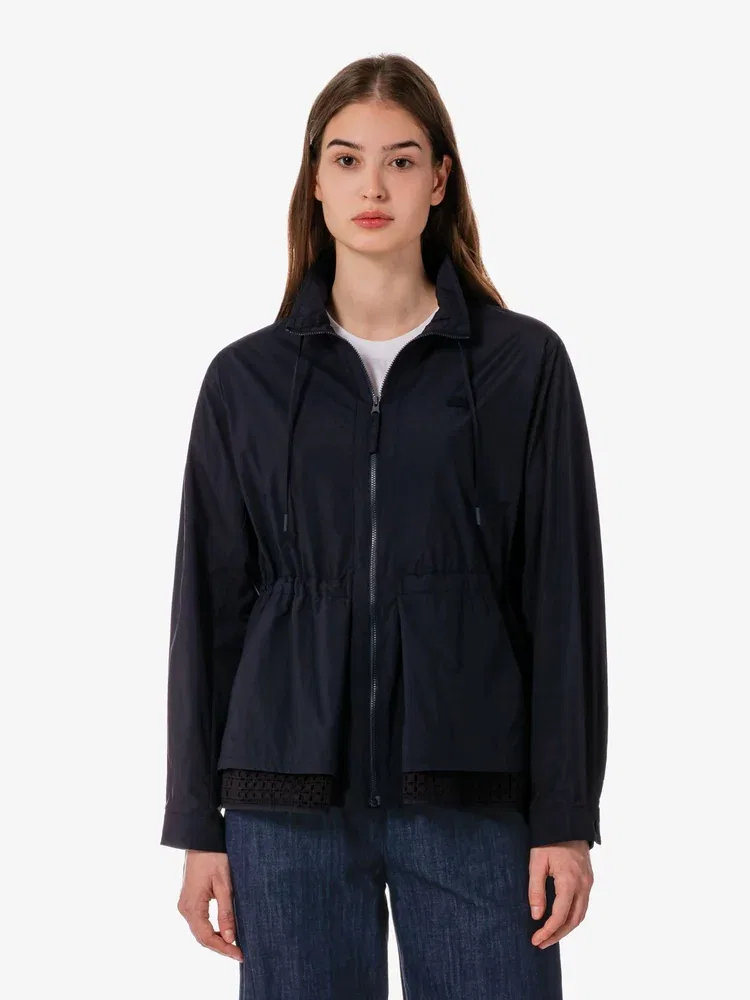 Куртка женская LACOSTE Openwork, Navy — фото 4