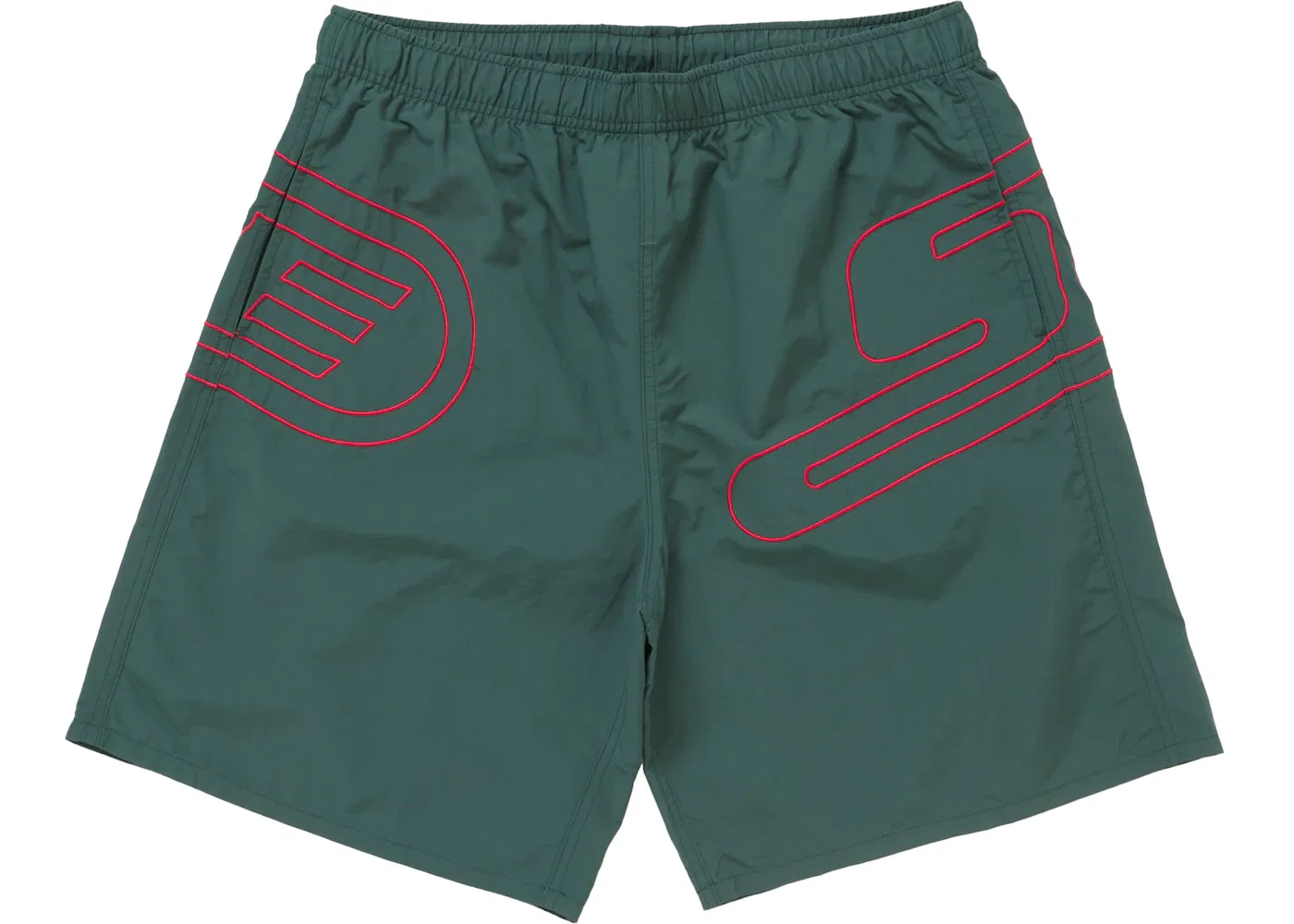 Мужские шорты с принтом Supreme Big Logo Nylon, Green