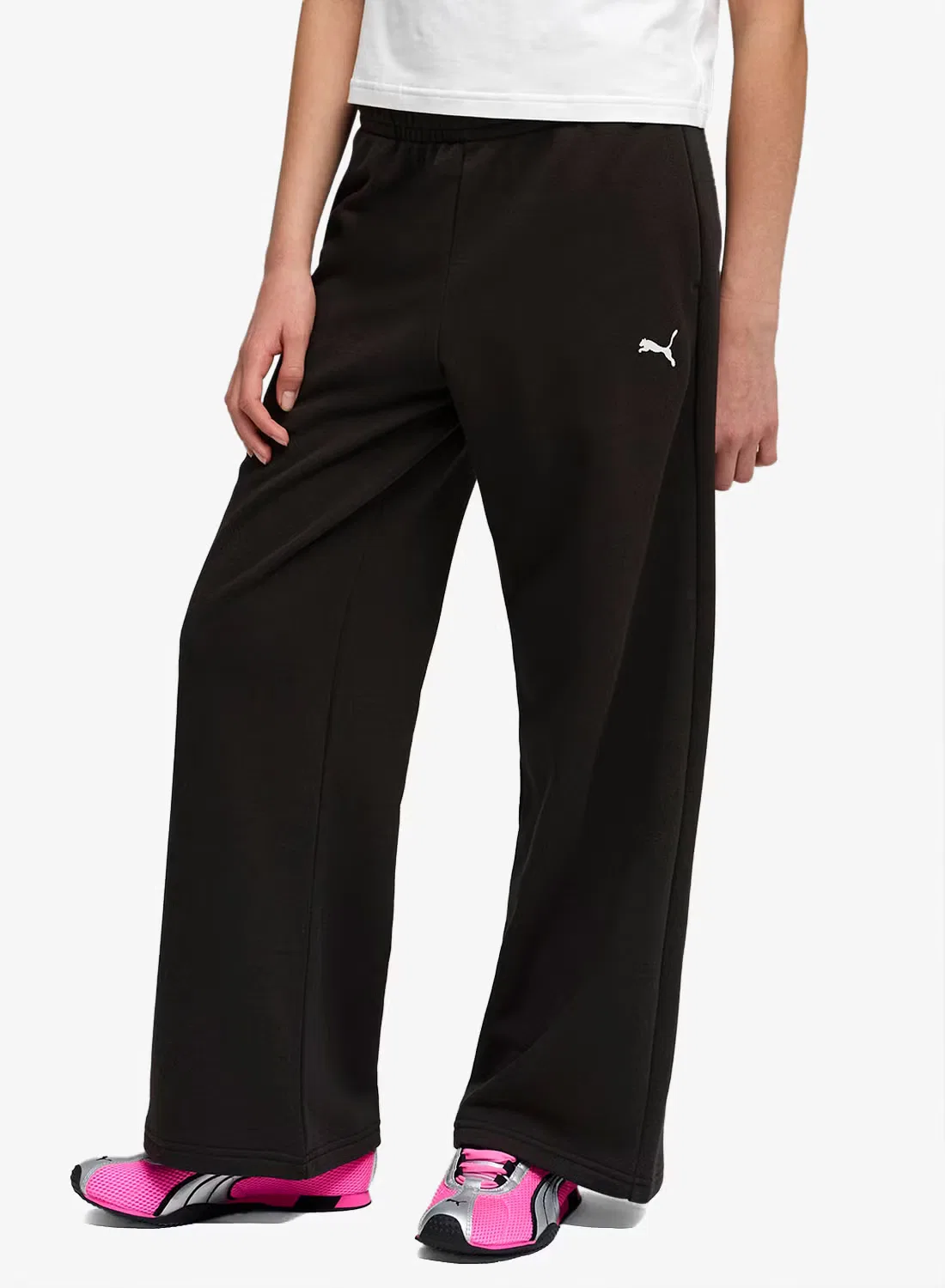 Штаны широкие Youth Essentials Puma, черный