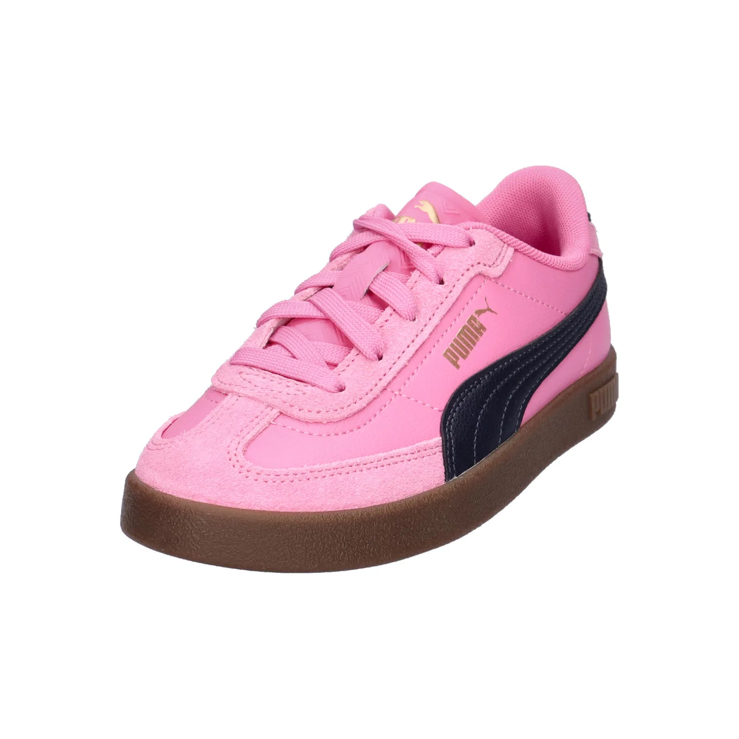Детские кроссовки из кожи Puma Club II Era Puma, Rosa Magentapink — фото 4