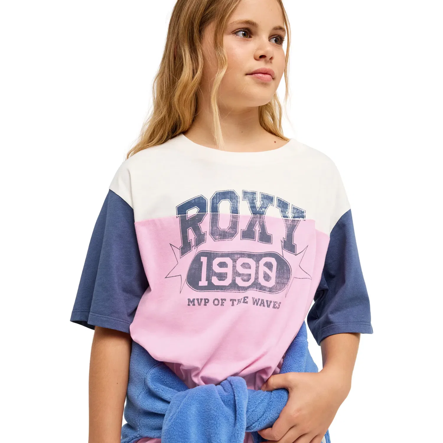 Детская футболка для мальчиков свободного кроя Snow Starlight Roxy, Blanco — фото 4