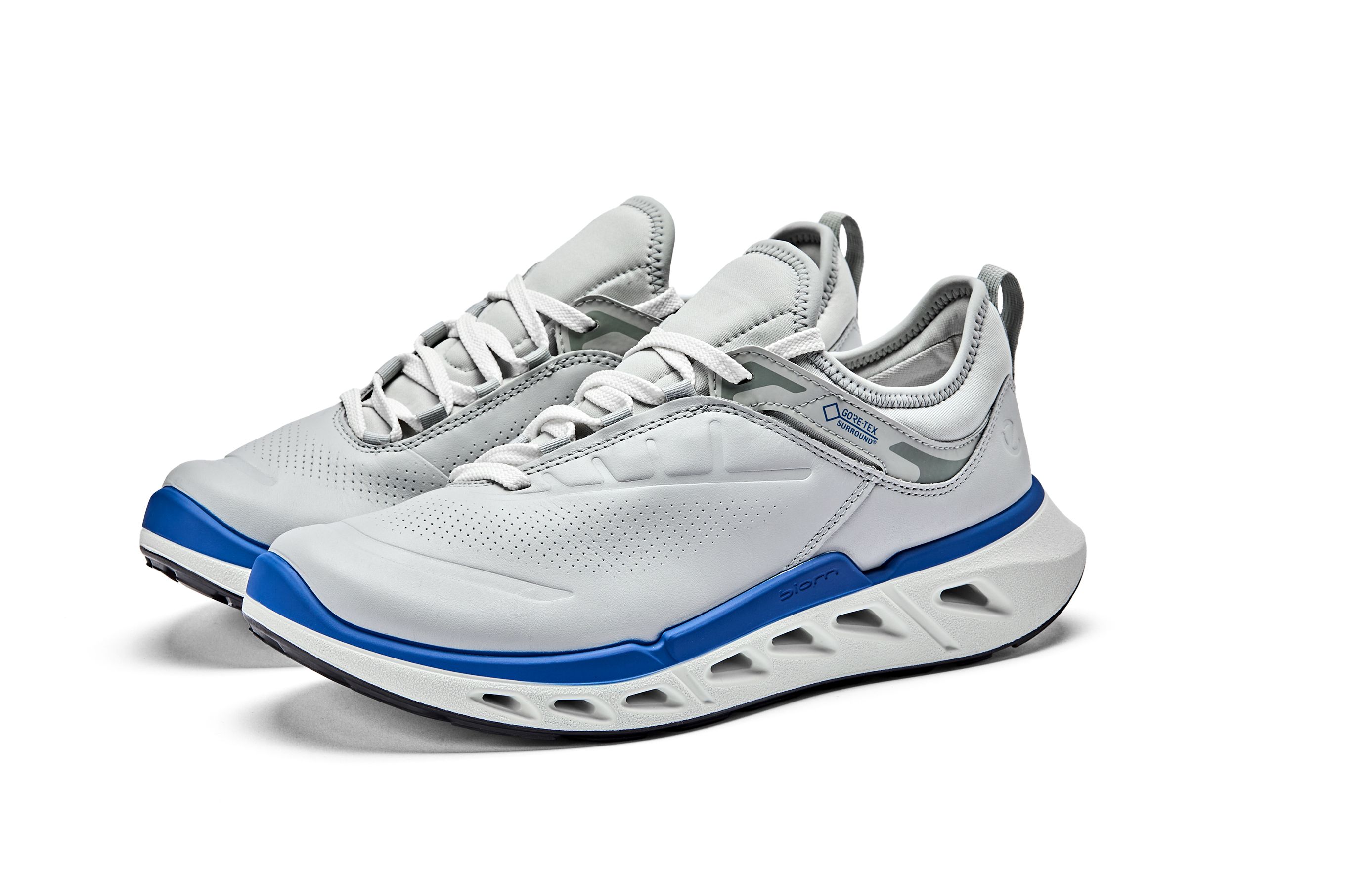 Ecco SS26 BIOM 720 Collection Textile, Cow Leather Casual Shoes Men's Concrete Gray — фото 4