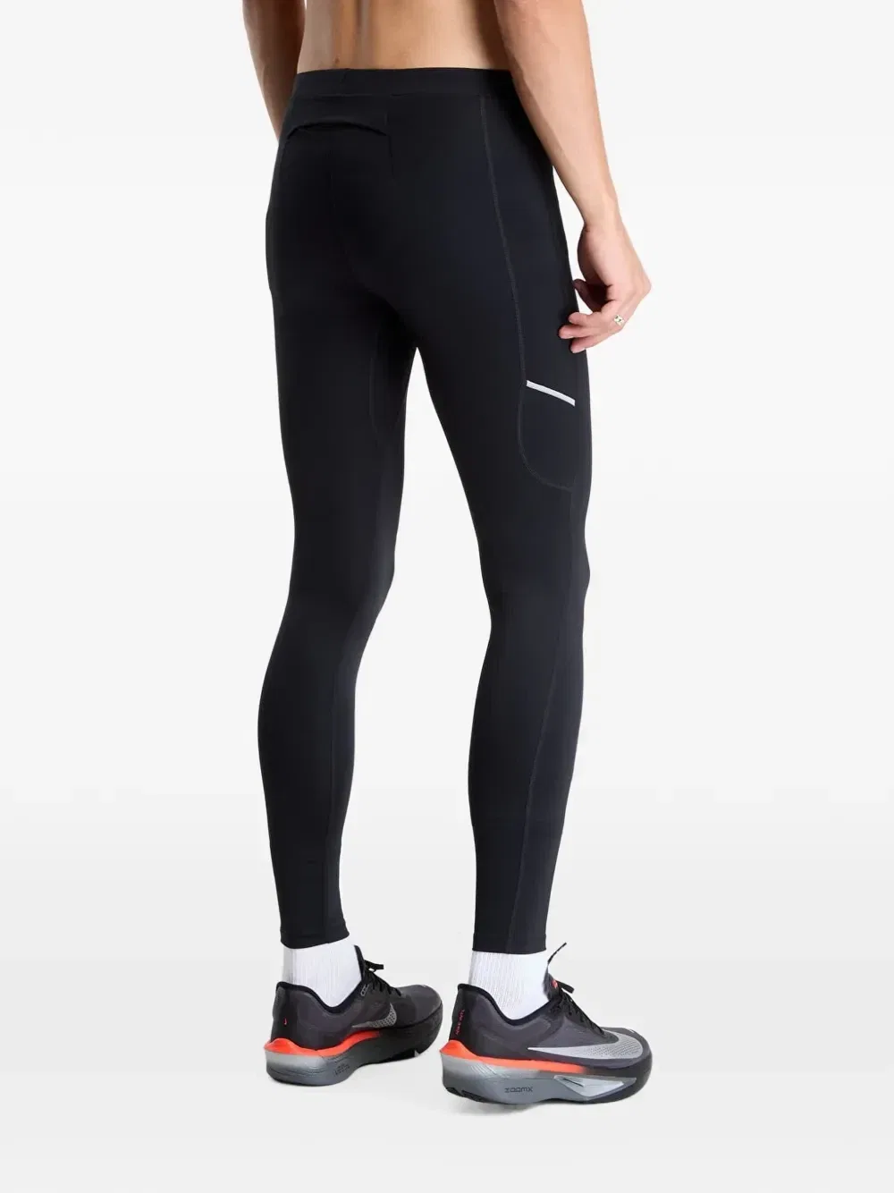 Беговые тайтсы Miler Dri-FIT Nike, черный — фото 2
