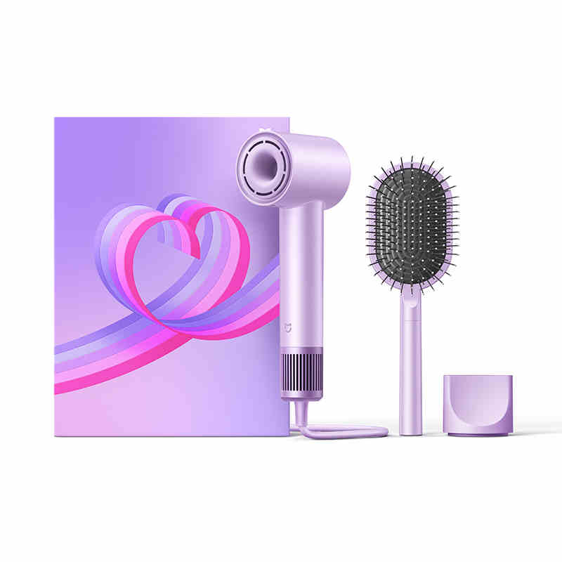 

Фен для волос H501 1600W с терморегулятором H501 Mi, Eternal Love Box (Purple+Air-Operated Comb)