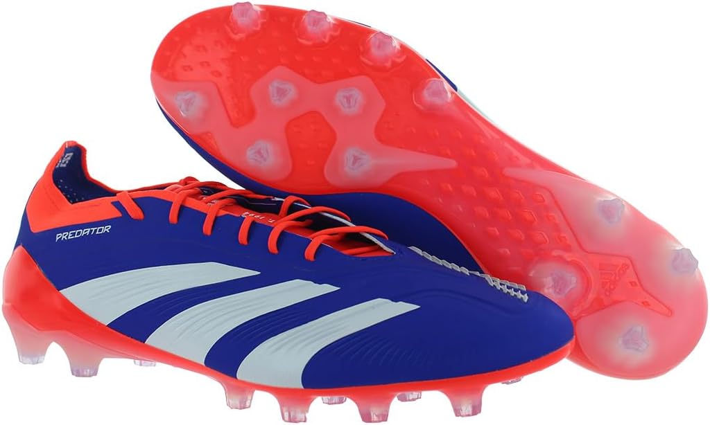 Кроссовки adidas Predator Elite для искусственного газона, унисекс, белый/красный/голубой — фото 4