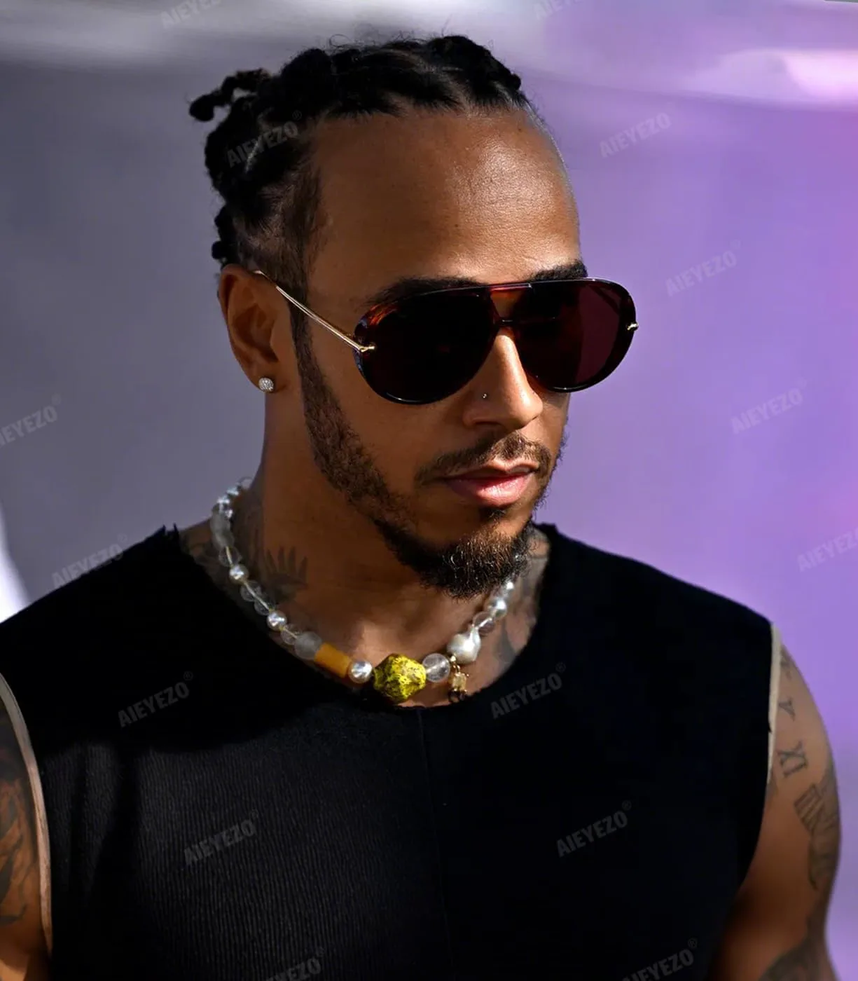 

Солнцезащитные очки-авиаторы AIEYEZO большого размера для женщин и мужчин, модные ретро-очки в крупной оправе, дизайнерские женские солнцезащитные очки, Black/Brown