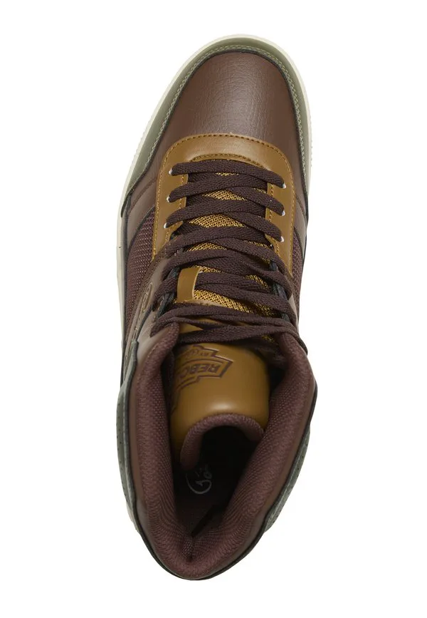 Кроссовки rebound tre hightop Patrick Ewing, Brown Olive — фото 3