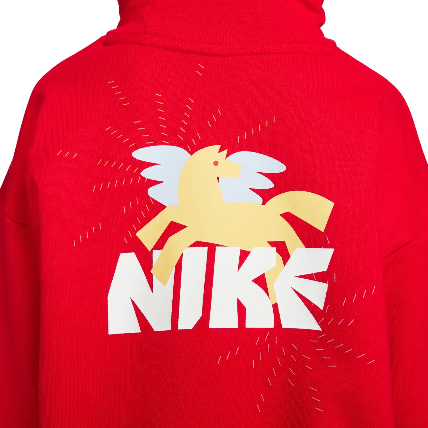Детское худи Sportswear Club Fleece Hoodie Sweatshirt 'CNY Red' Nike, красный — фото 3