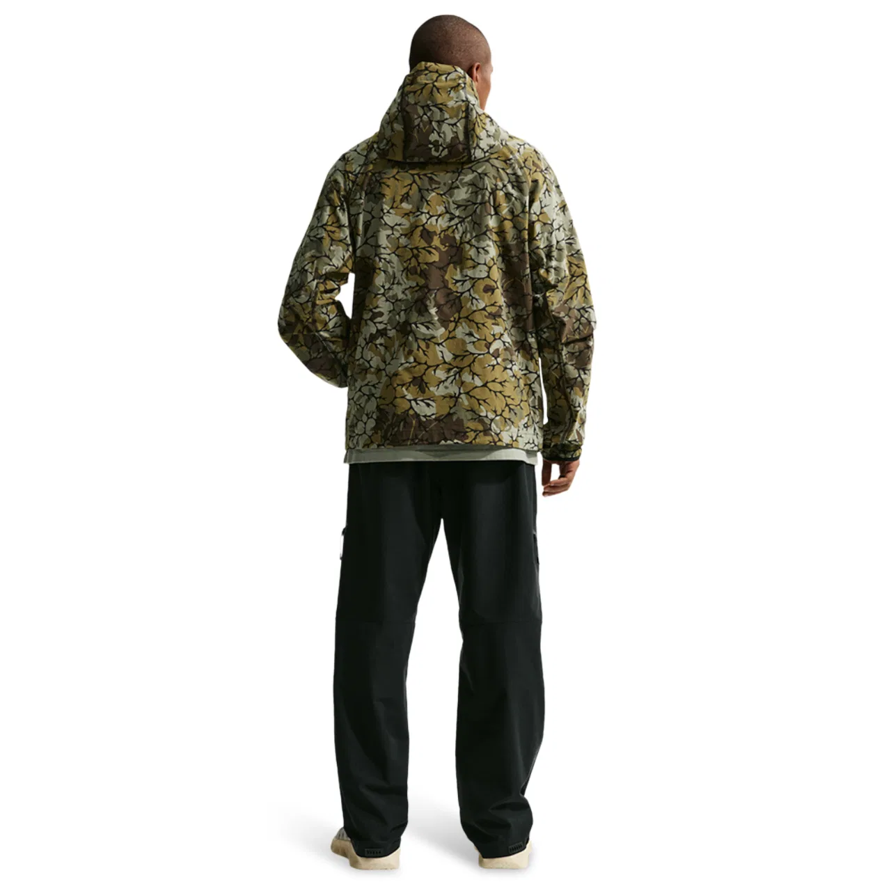Мужская куртка Dri-FIT Tech Woven AOP Full-Zip Nike, цвет Olive Flak/Black — фото 4
