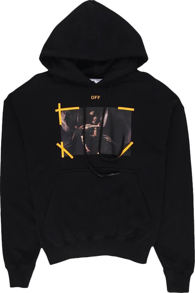

Толстовка Off-White Arrow Caravaggio Skate Hood 'Black', черный