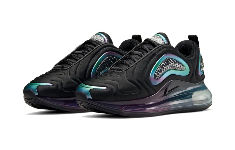 Детские кроссовки с амортизацией Air Max 720 Nike, Black — фото 4