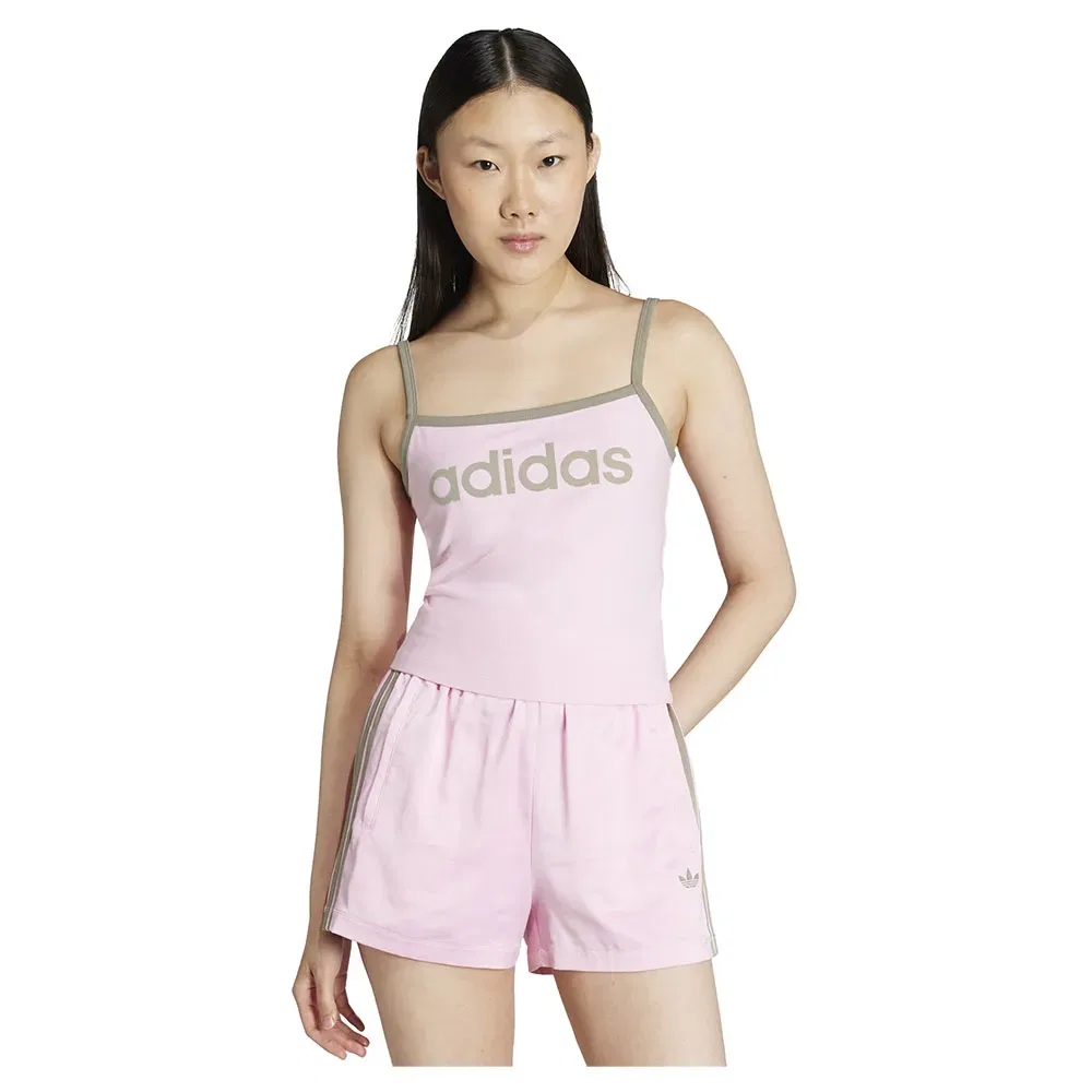 Топ без рукавов Adidas Originals, розовый