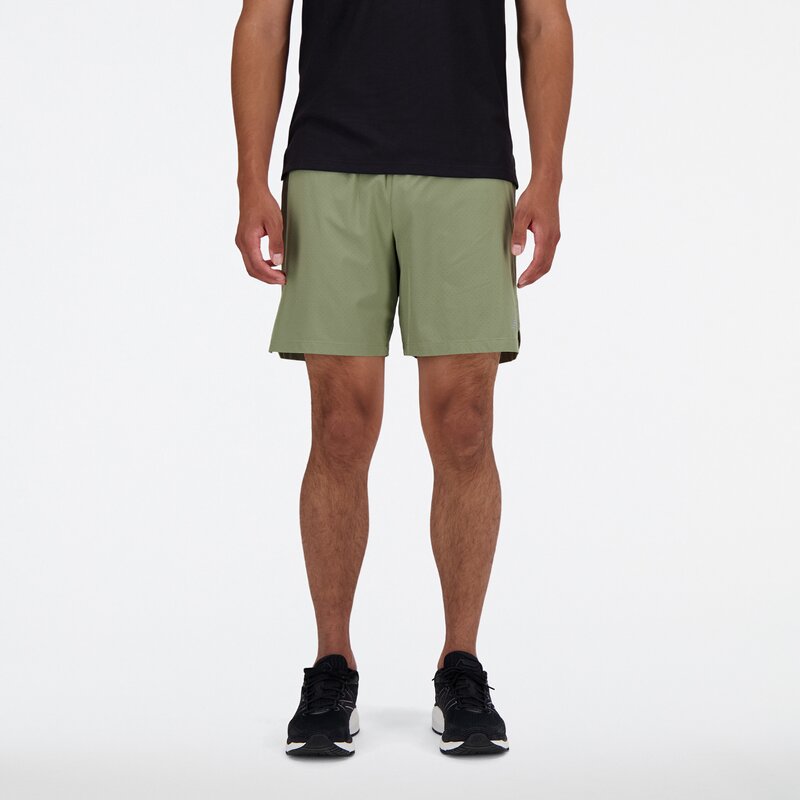 

Шорты мужские короткие для бега New Balance, цвет dek