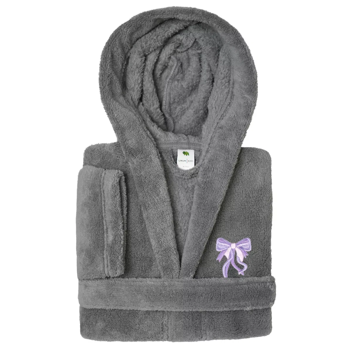 Детский халат с капюшоном из микрофибры Linum Home Textiles, Boat
