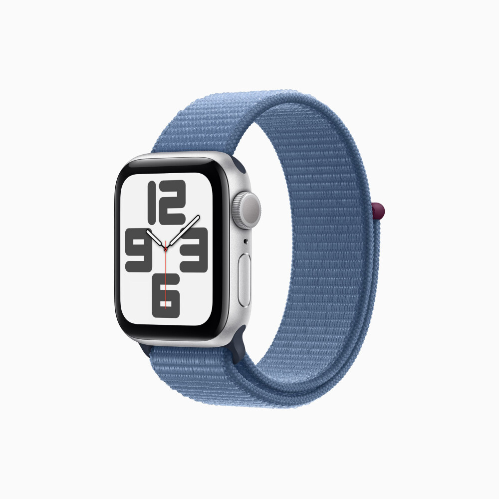 

Умные часы Apple Watch SE Gen 2 2023 (GPS), 40 мм, Silver Aluminum Case/Winter Blue Sport Loop, Серебристый, Умные часы Apple Watch SE Gen 2 2023 (GPS), 40 мм, Silver Aluminum Case/Winter Blue Sport Loop