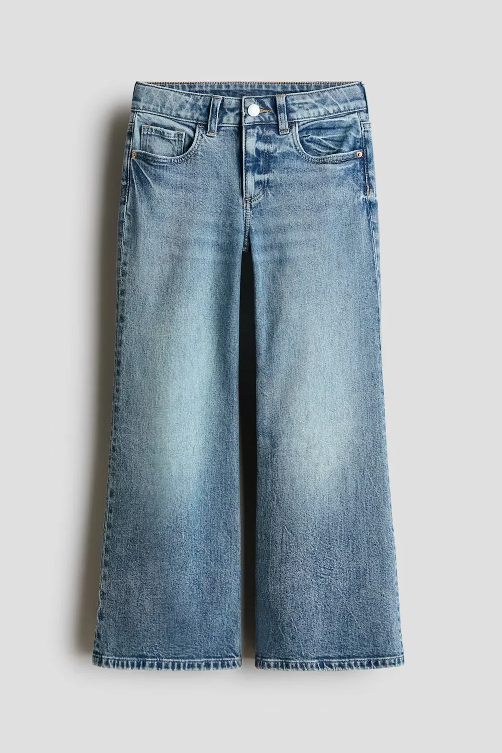Свободные джинсы-клеш H&M, Denimblau — фото 3