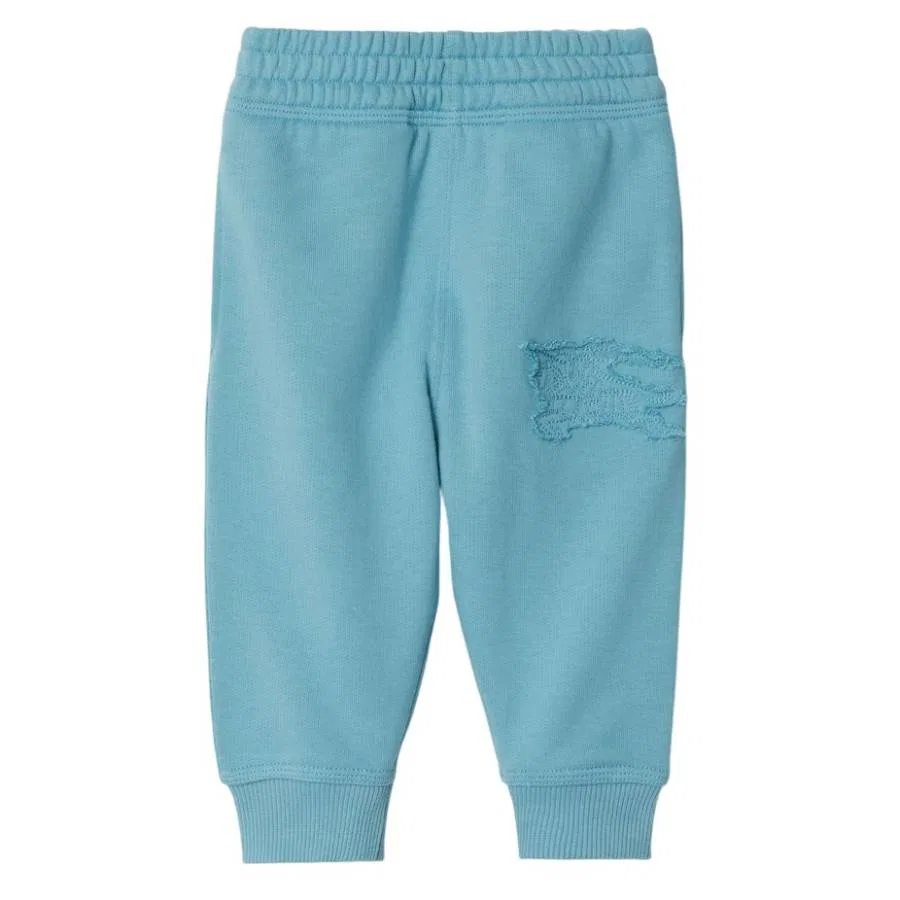 Штаны спортивные с аппликацией Equestrian Knight Burberry, Sea Blue