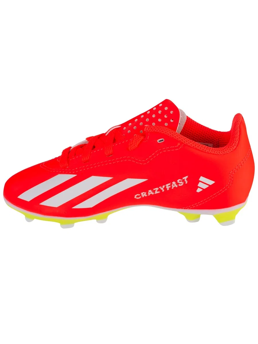 Спортивные кроссовки ADIDAS PERFORMANCE 'adidas X Crazyfast Club Jr FXG' красного цвета — фото 2