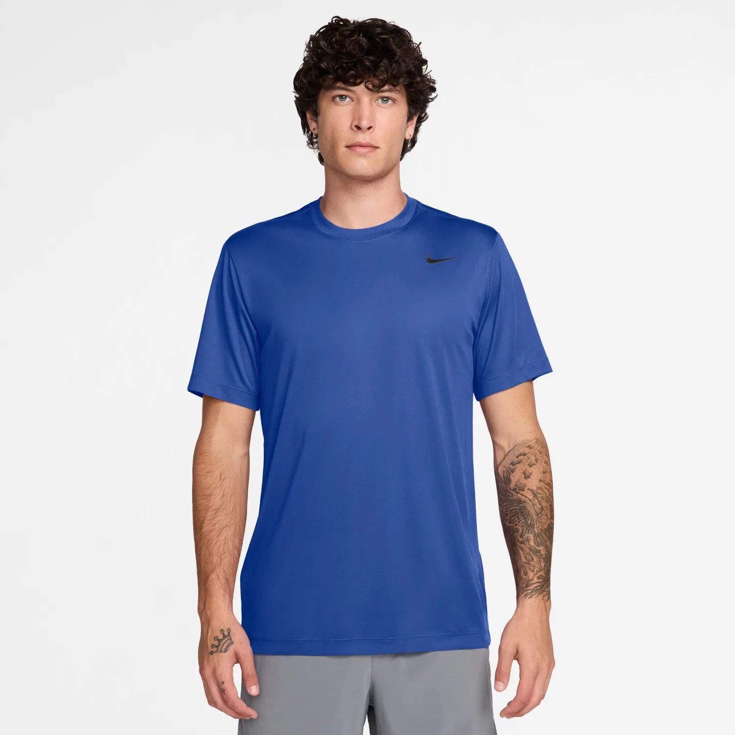 Мужская футболка с капюшоном и молнией Nike, Game Royal