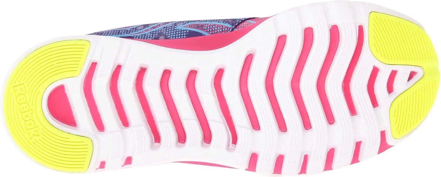 Детские кроссовки для бега Sublite Duo Chase Reebok, Kaliedoscope Violet/Blue Blink/Pink/Yellow/White — фото 4
