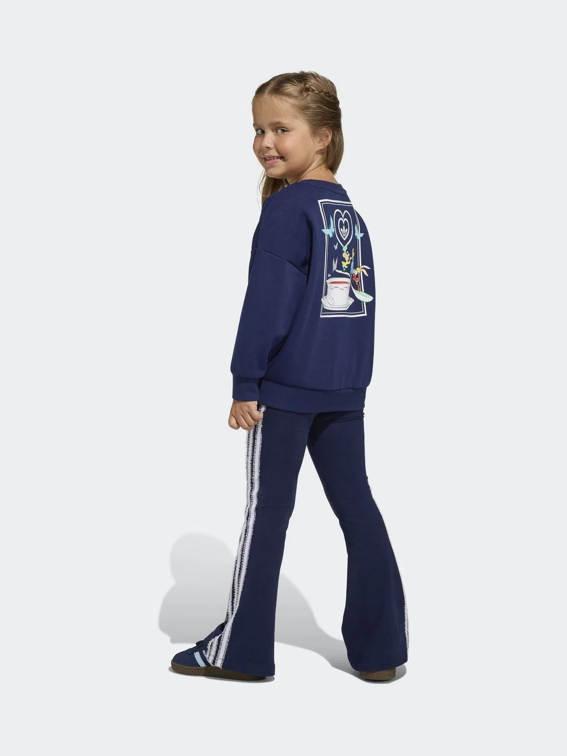 Спортивный костюм adidas Originals Disney Alice in Wonderland, синий — фото 4
