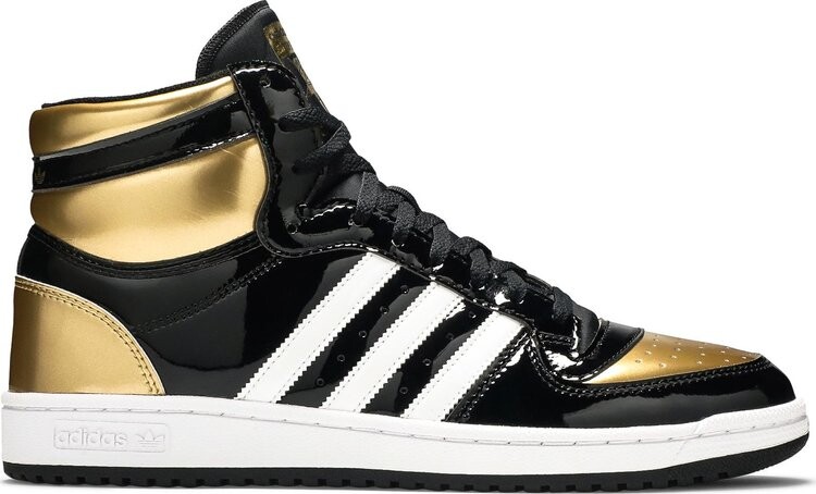 

Кроссовки Adidas Top Ten RB 'Black Gold Patent', черный