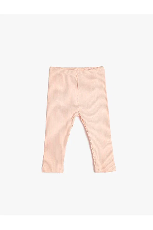 Детские леггинсы для девочек хлопковые Basics Koton, Rose
