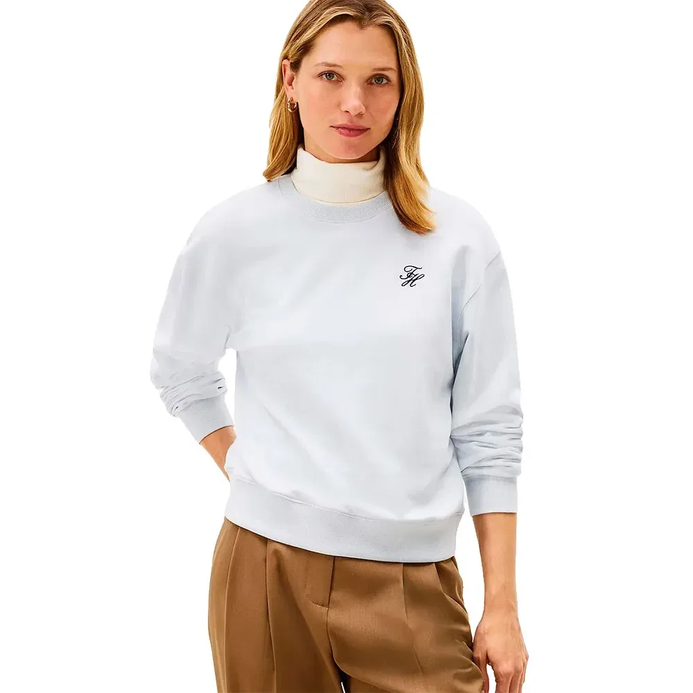 Худи Tommy Hilfiger Script Reg Terry, белый