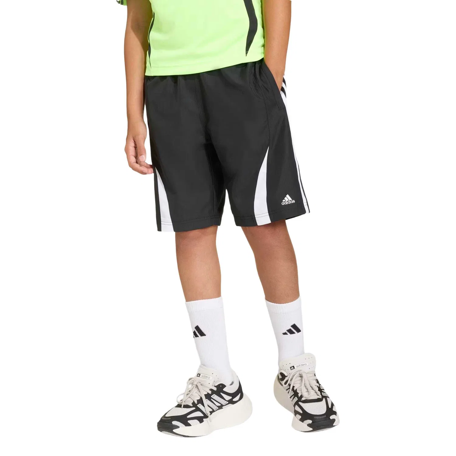Шорты детские из коллекции Moderate, Adidas Originals, Black/White — фото 3