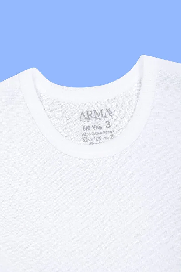 Детское термобелье для мальчиков с длинным рукавом 2 шт Arma Yıldız, White — фото 4