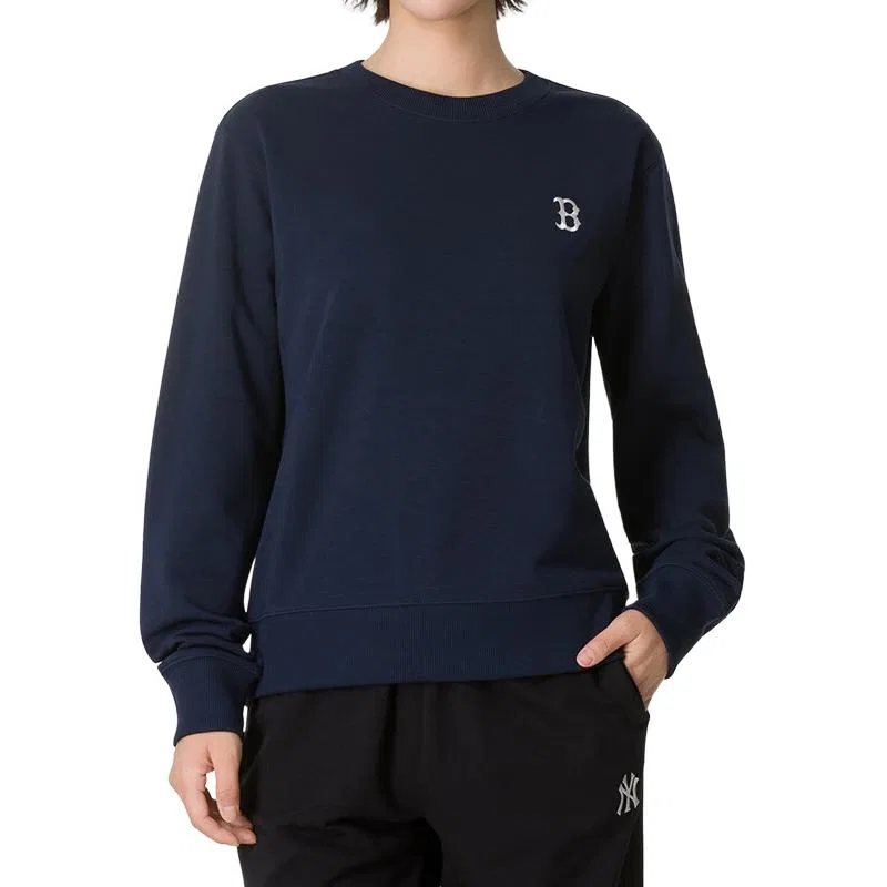 Свитшот детский с круглым вырезом MLB Marine Blue