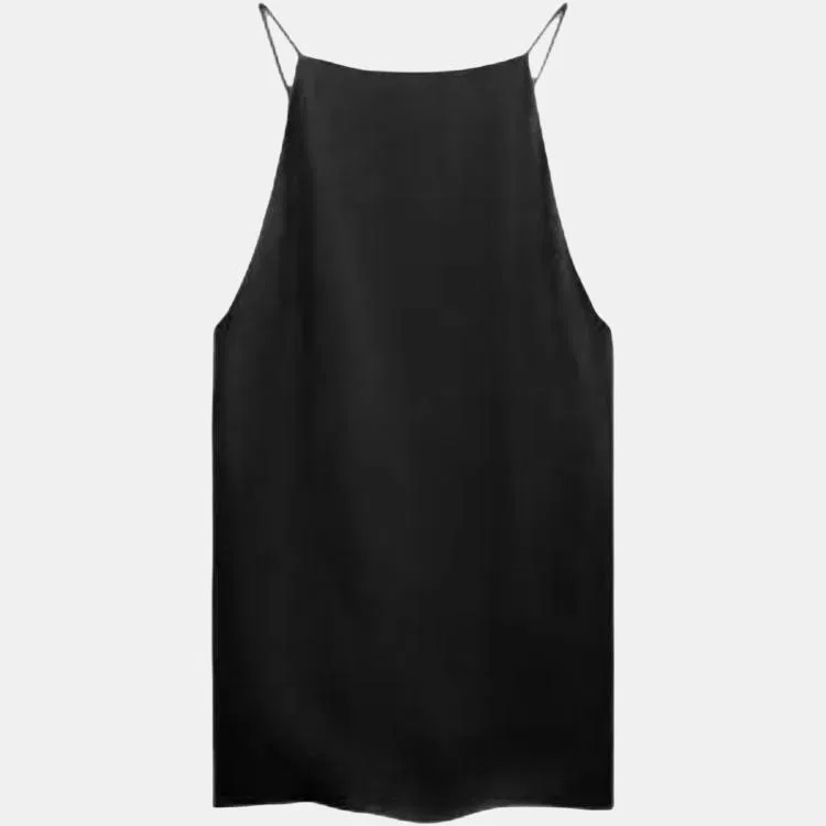 Женская майка-качели без рукавов ZW Series, ZARA, Black — фото 3