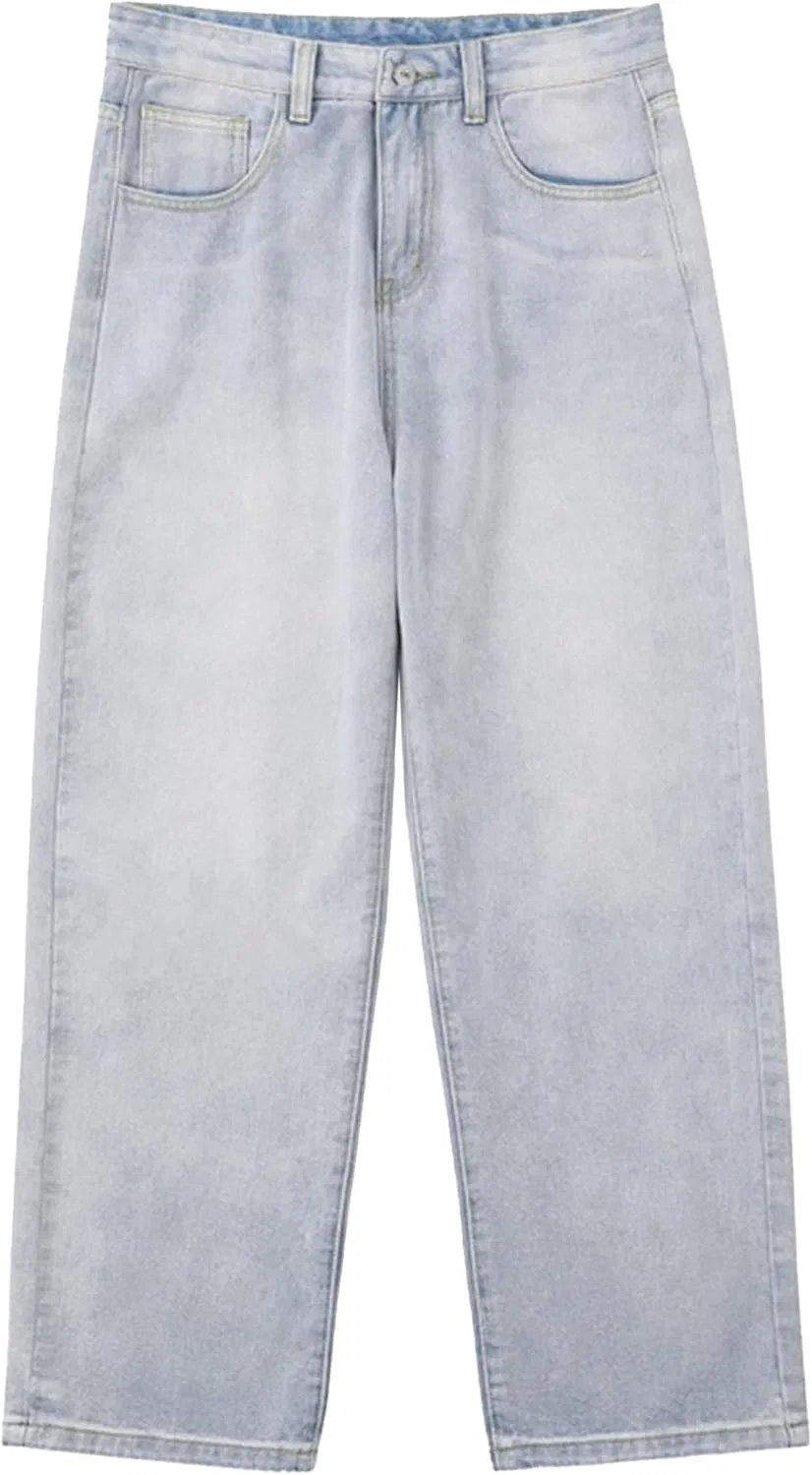 Джинсы классические, stretch, синие