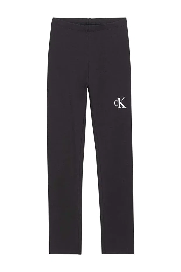 Детские леггинсы для девочек облегающие Calvin Klein, Black
