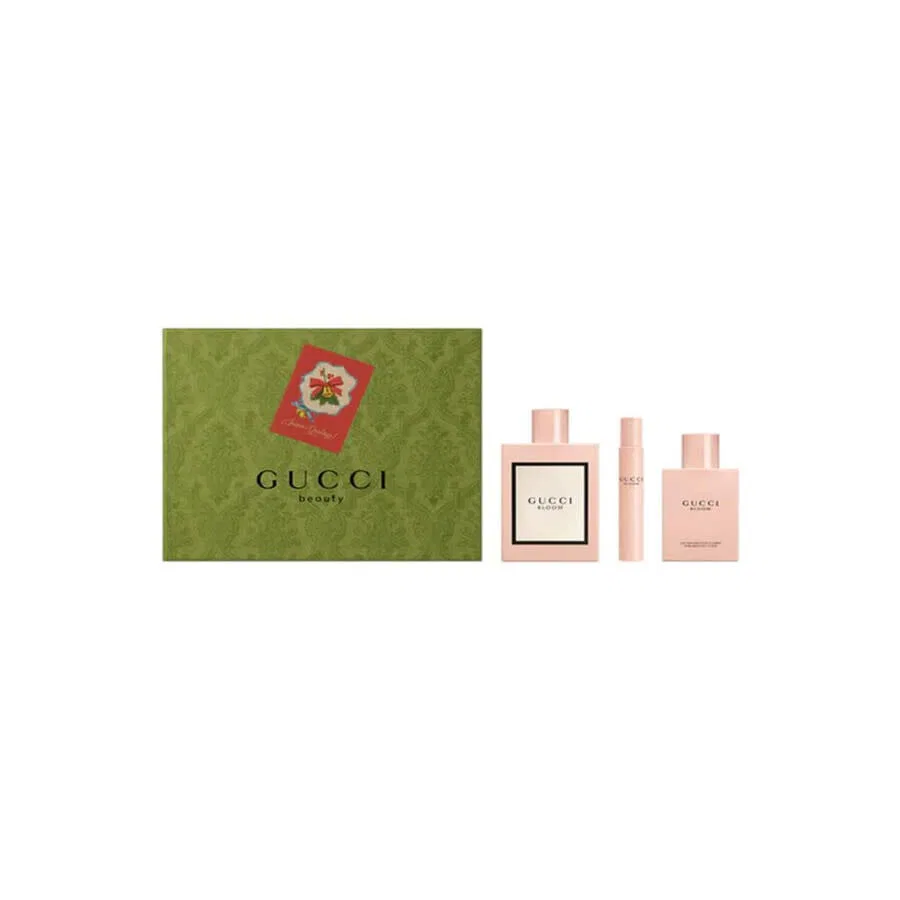 Набор парфюмерный цветочный Gucci Bloom, 100 мл + 100 мл + 10 мл