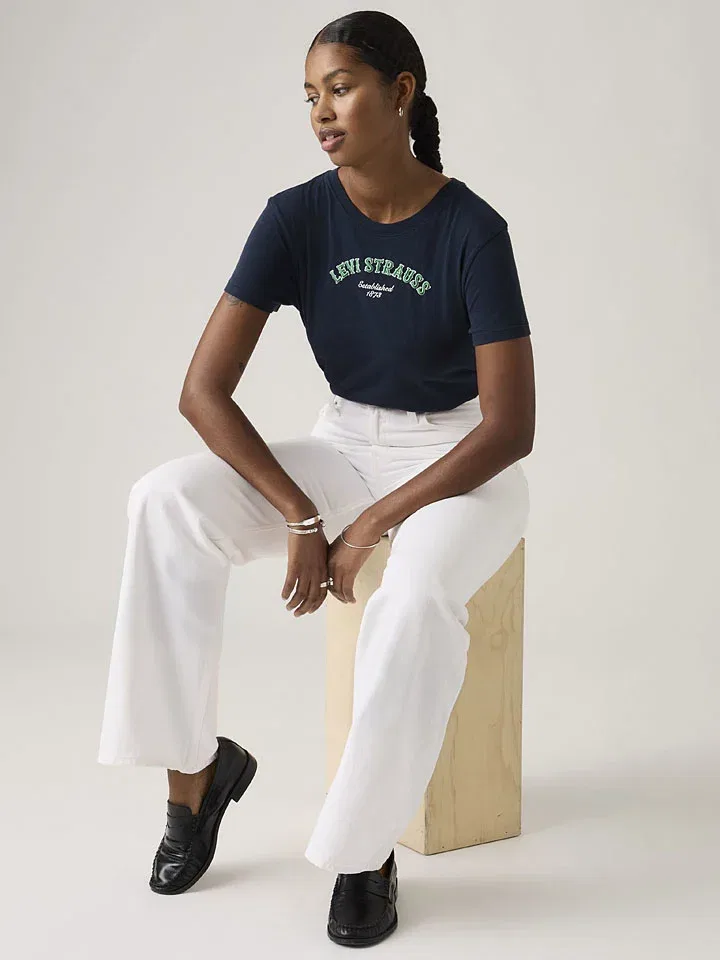 Женская футболка Favorite Levi's, Navy — фото 4