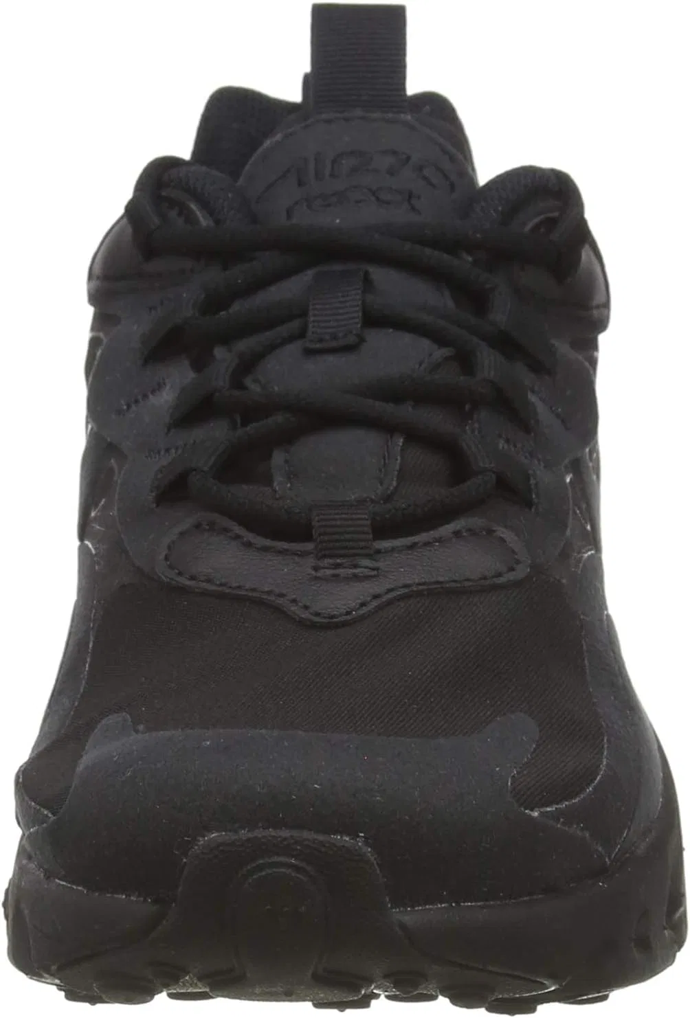 Детские кроссовки для мальчиков с амортизацией Nike Air Max 270 React GS Black/Black/Black BQ0103-004 Nike, Black — фото 2