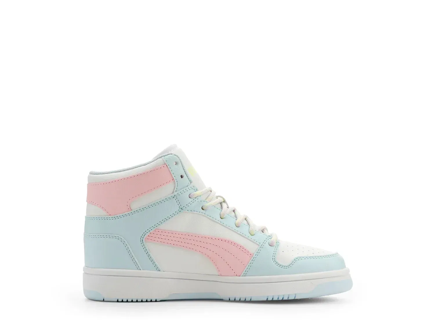 Кроссовки высокие Rebound Layup Playful Charm, PUMA, белый/мультиколор — фото 4