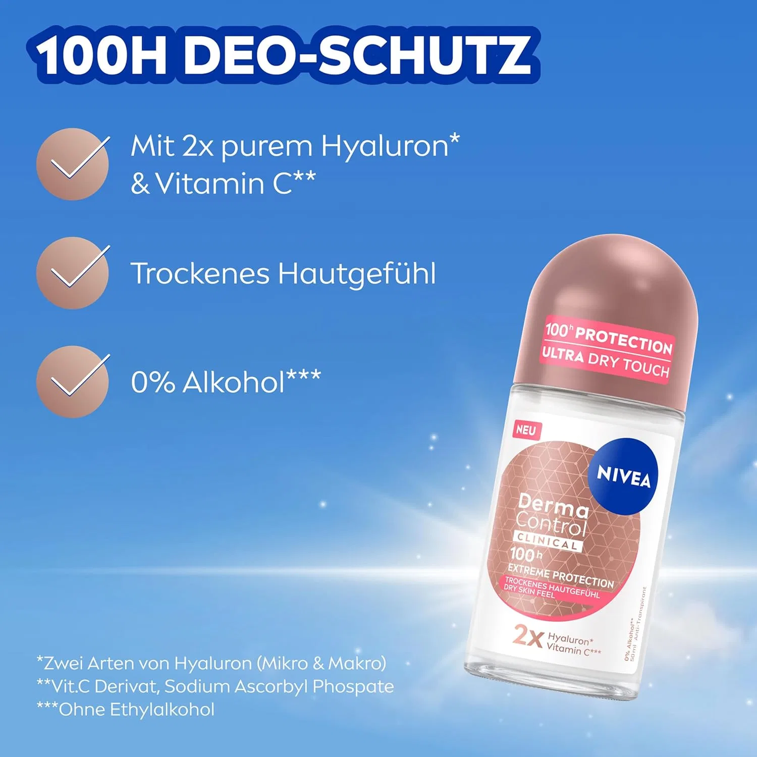 Дезодорант-антиперспирант NIVEA Derma Dry Control, 50 мл — фото 2