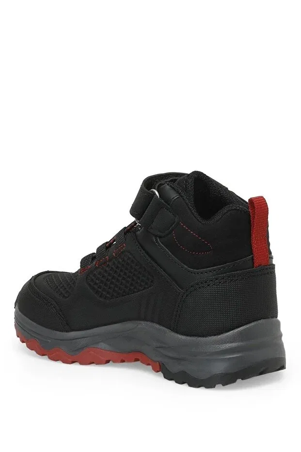 Детские ботинки для мальчиков непромокаемые Blanka hi 2pr black boy's outdoor boots Lumberjack, Black-Red — фото 3