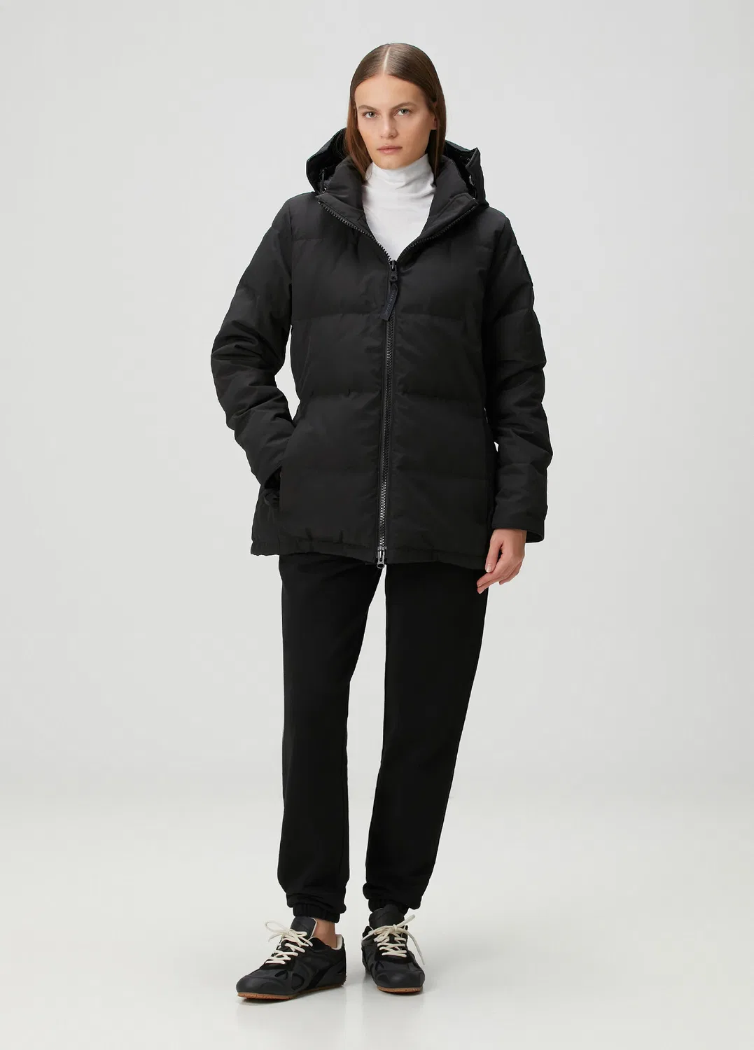 Пуховик Canada Goose, черный — фото 2
