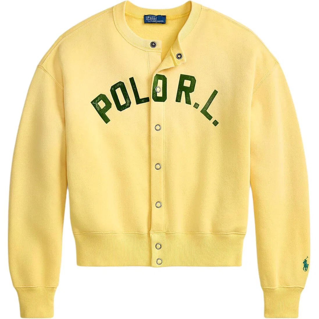 Женский свитер с круглым вырезом, умеренный прямой крой, Banana Cream, Polo Ralph Lauren — фото 3