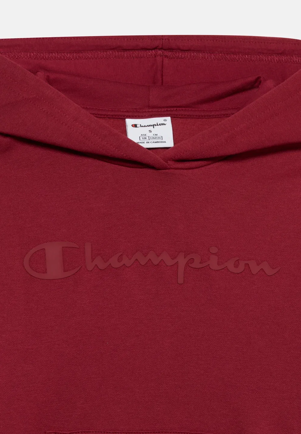 Худи стандартного кроя - худи Champion, Dark Red — фото 4