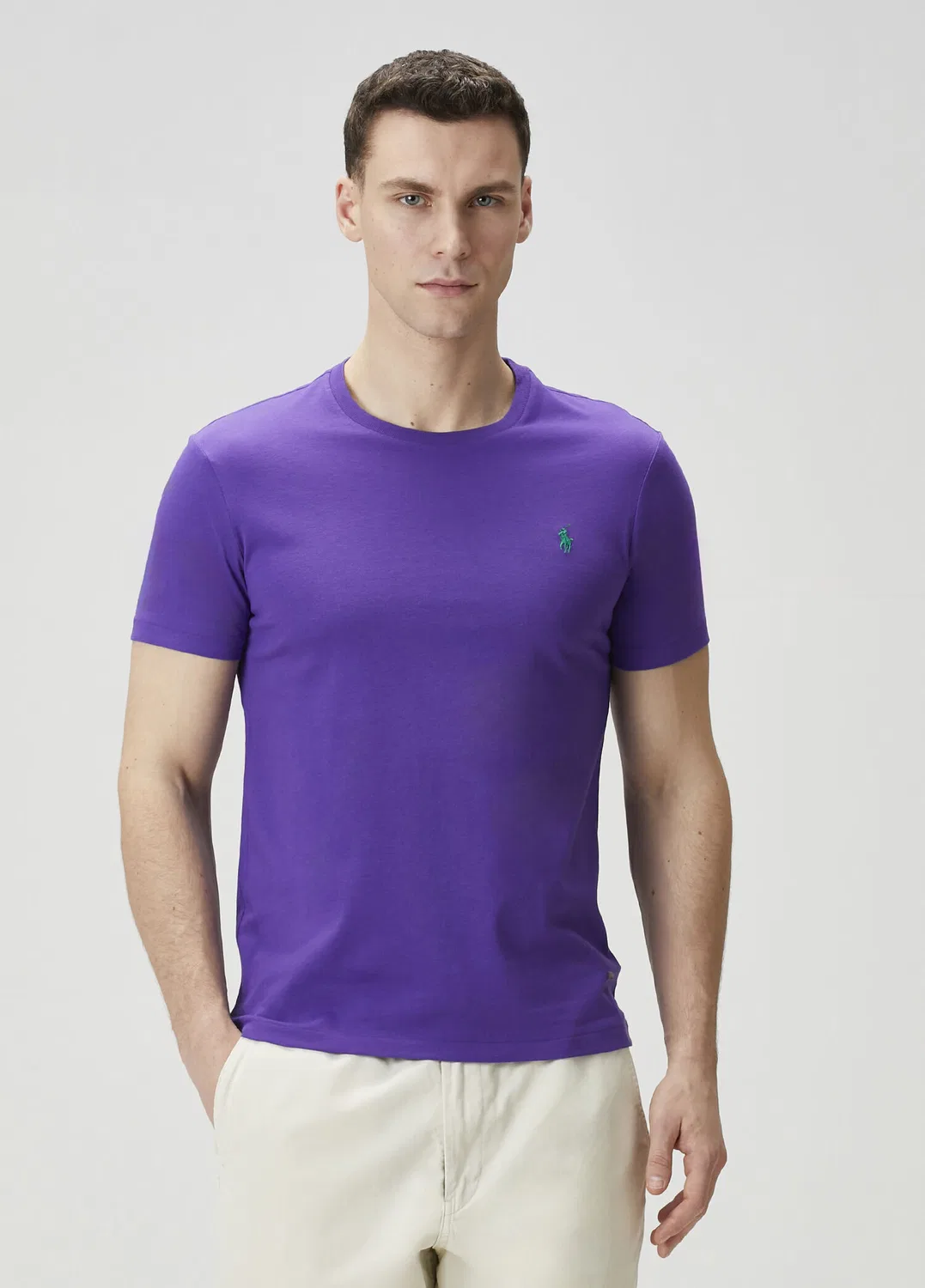 Футболка Polo Ralph Lauren Mor Basic, фиолетовый