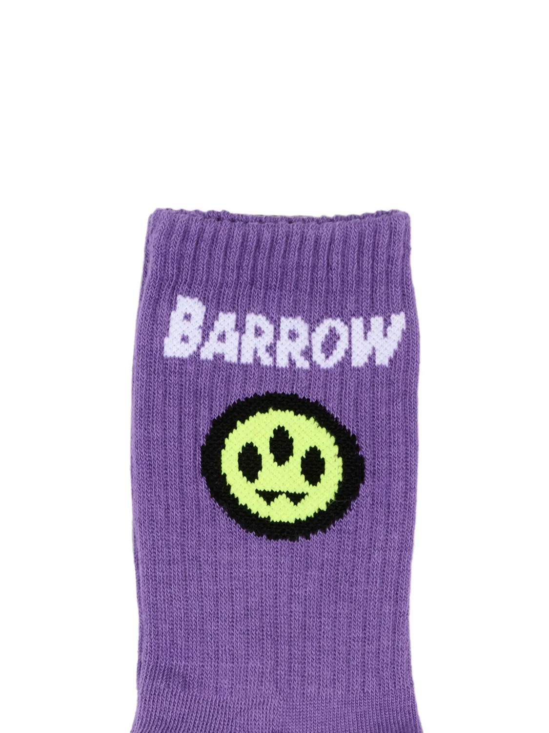 Носки в рубчик с логотипом Barrow Kids, фиолетовый — фото 2