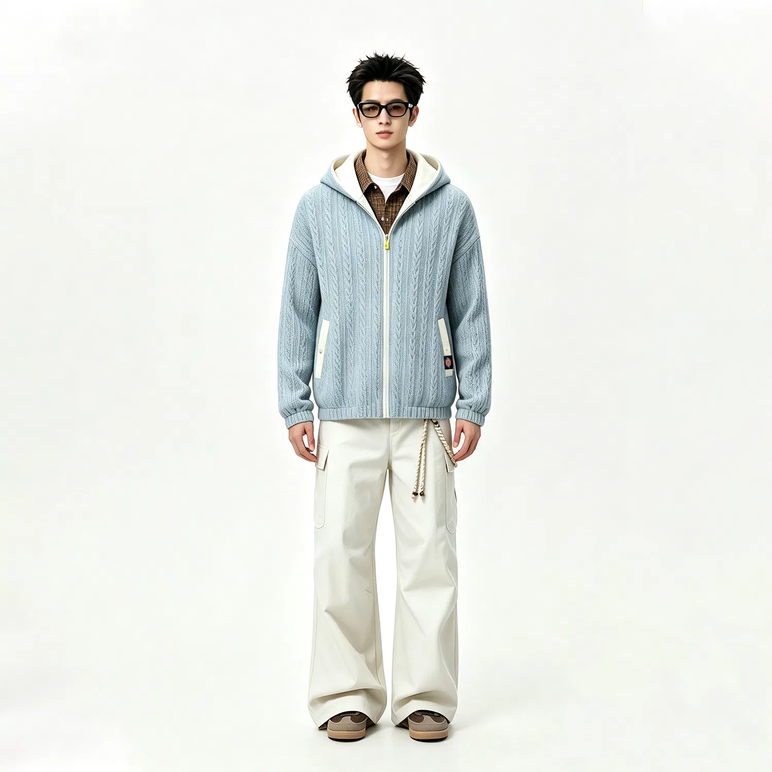 Детская куртка с капюшоном, прямой крой, Dickies, Sky Blue — фото 4
