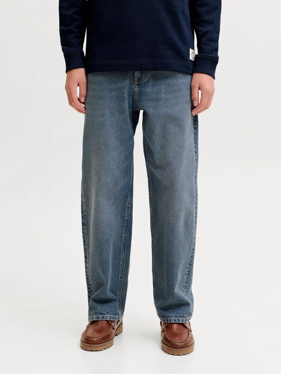 Джинсы Jack & Jones Junior Regular 'JJIAlex JJOriginal' синего цвета — фото 3