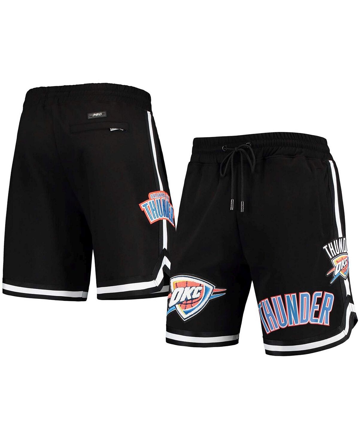 

Мужские черные шорты из синели oklahoma city thunder Pro Standard, черный